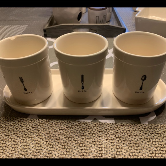 Rae Dunn Utensil holders - Picture 1 of 3